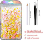 ASTARON 50g Mix Flatback Rhinestones Half Pearls - Image 2