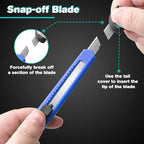 DIYSELF 24Pack Box Cutters Utility Knife Box Cutter Retractable, Extended Use - Image 5