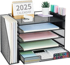 OPNICE Desk Organizer, 5-Tier Desktop File Organizer - Image 8
