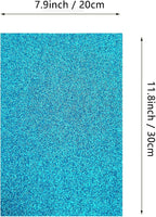 Jtnohx Glitter Felt Fabric, 8 x12 inches Felt Square Glitter - Image 5