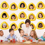 gisgfim 80Pcs Bee Hive Cutouts Summer Honey Bee Hive Decorations Bulletin Board - Image 5