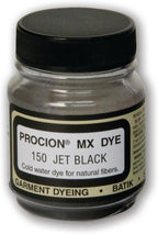 Jacquard Procion MX Tie Dye Powder, Jet Black, 2/3 Ounce Jar by Jacquard