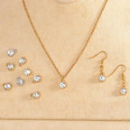 stino 40/48Pcs Paired Crystal Pendants Charms - Image 5