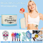 Silkfly 48 Pcs Cotton Canvas Makeup Bags Cosmetic Zipper Bags 10.2 x 5.5 x 2'' - Image 7