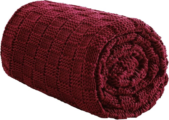 Knitted Weighted Blanket Kids, No Beads Heavy Blanket 36” x 48'' 5lbs, by Unknown