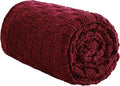 Knitted Weighted Blanket for Adult, No Beads Heavy Blanket 48” x 72'' 15lbs by Unknown