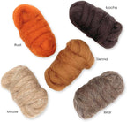 Corriedale Carded Sliver Wool Roving Variety Bundle | Best Core Wool - Image 2