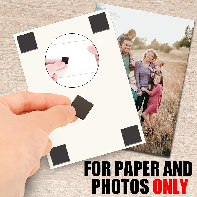 Pre-Cut Magnet Tape Strip, Thin Magnetic Squares - Image 3