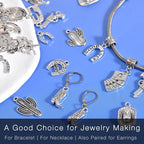 Western Cowboy & Cowgirl Charms, Boot Gun Hat Horse Cactus Trinkets - Image 3
