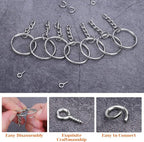 Audab 360Pcs Keychain Bulk - Image 5