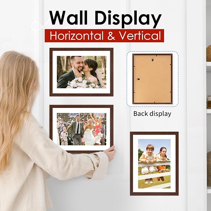 FIXSMITH A4 Picture Frame Set of 2, Display Pictures 6x8 - Image 5