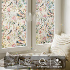Window Privacy Film Stained Glass 23.6" x 78.7" Rainbow | Static cling – no glue - Image 2