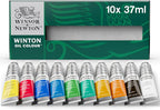 Winsor & Newton Winton Oil Color Paint, Starter Set, 10 x 37ml Tubes, 1.25 Fl Oz by WinsorNewton