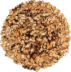 Mandala Crafts 6mm Cup Round Bronze Sequins - Image 2