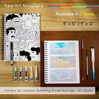 MEEDEN Mixed Media Paper Pad: 8" x 10" 112lb/165gsm Spiral Bound Mixed Media - Image 7