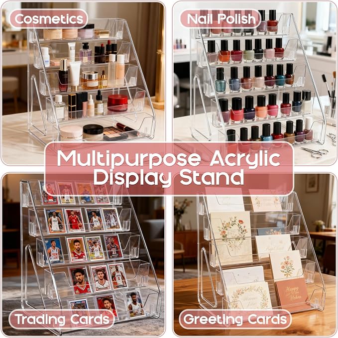 Vowcarol Clear Acrylic Paint Organizer Tall Version - Image 6