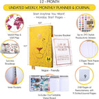 Life Planner - Undated Weekly & Monthly Planner, 12-Month Journey to Increase - Image 2