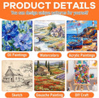 Moinchore 100 Pcs Mini Canvases - Image 5