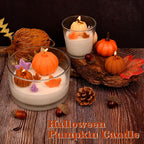 Sakolla 3D Pumpkin Candle Molds, 3 Pack Pumpkin Silicone Mold | Pumpkin Shape - Image 2