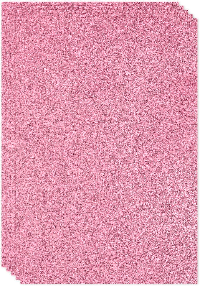 PATIKIL Watermelon Red Shiny EVA Glitter Foam Sheet 11.8 x 7.9 Inch 2mm Thick by PATIKIL