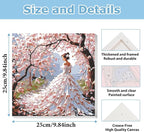 hkejoi Woman Paint by Numbers Kit - Image 3