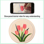 Myfelicity Punch Needle kit, Tulip Embroidery Kit - Image 2