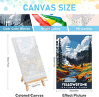 4 Pack Framed Paint by Numbers Kit - Image 3
