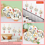 Zhenqing Floral Cross Stitch Kit - Image 8