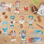OBUSATT 60 Pcs Football Theme Cutouts Rugby Bulletin Board Decorations Sports - Image 4