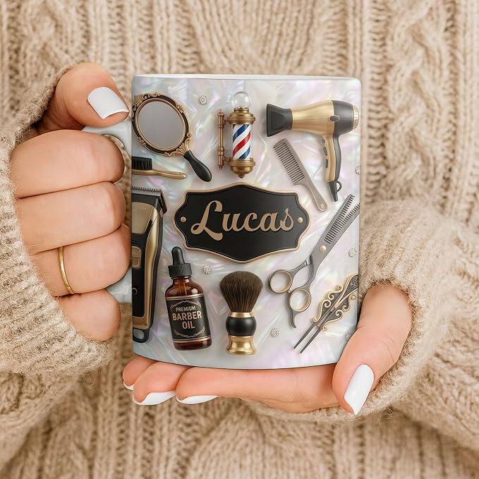 Personalized Hairstylist Mug, Unique Hairdresser Gifts - Image 9