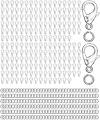 700Pcs Lobster Claw Clasps and Open Jump Rings Set, Lobster Clasps by QulltkClasp
