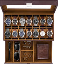 ProCase Watch Box, 14 Slot Mens Watch Case by ProCase