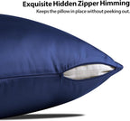 2 Pack Cooling Pillow Cases, Viscose Derived from Bamboo Pillow Protectors King - Image 3