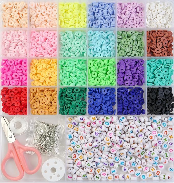 Acrylic Pony Beads Jewelry Making Kit – 96 Colors, UV Color Changing & Glow - Image 4