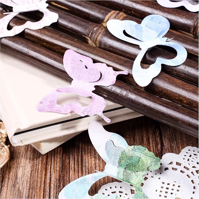 120 Pcs Aesthetic 3D Butterfly Scrapbooking Supplies, 2.2x2.4 Vintage Butterfly - Image 5