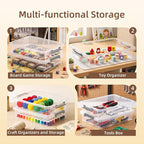 Citylife 6 Qt Plastic Storage Bins - Image 7