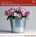 ORACAL 631 Matte Light Blue Vinyl Durable Roll Easy to Weed Permanent Adhesive - Image 3