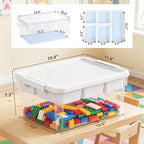 Citylife 17 QT Plastic Storage Box - Image 2