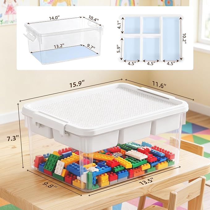 Citylife 17 QT Plastic Storage Box - Image 2