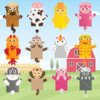 WATINC 12 Pcs Hand Puppet Making Kit, Art Craft Felt Sock Puppet Toys, Creative - Image 4