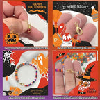 YMSDZHL 3300+PCS Clay Beads Bracelet Making Kit, Halloween DIY Flat Preppy Beads - Image 5