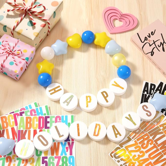 87 Pcs Friendship Lei Bracelet Birthday Banner Kit Necklace Garland - Image 3