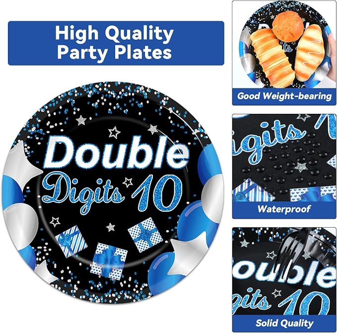 Qyeahkj 100 Pcs 10th Birthday Decorations - Image 3
