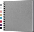 potricher 8 x 8 Inch DIY Scrapbook Album 40 Pages Hardcover Kraft Paper Scrap by potricher