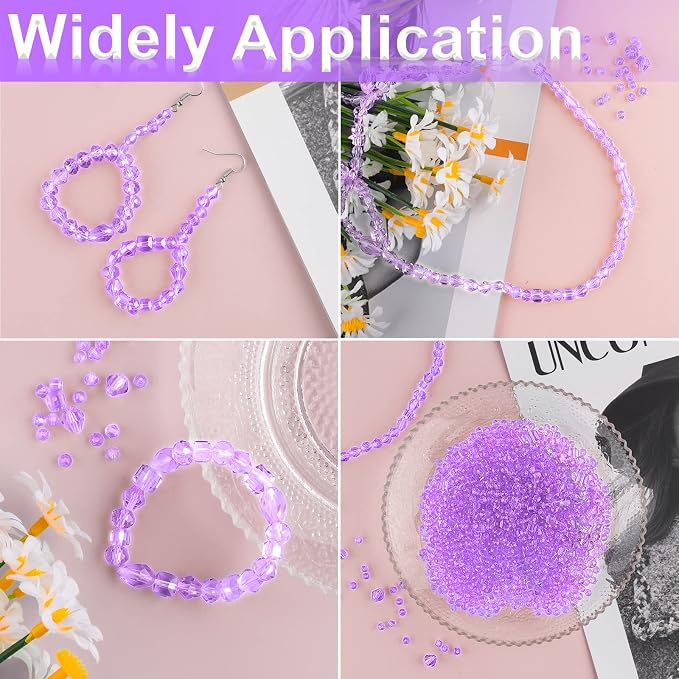 Crystal Beads, Rondelle Jewelry Beads - Image 4