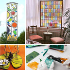 LITMIND 12 Sheets Iridescent Stained Glass Pack – 4x6 Inch Opaque & Textured - Image 7