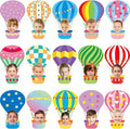 AUGSUN 60 Pcs Hot Air Balloon Bulletin Board Decorations Back to School by AUGSUN