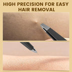 4-Pack Tweezers for Eyebrows Facial Hair, Ingrown Hair Removal, Tweezer Set - Image 3