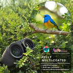 Hontry Binoculars for Adults and Kids, 10x25 Compact Binoculars for Bird - Image 2