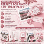 MARCADORUS Glue Tape Roller, Double Sided Tape Scrapbook 4 Pack Extra Long | - Image 6